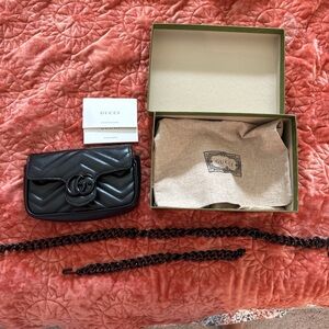 Gucci Black Quilted Leather Shoulder Bag
